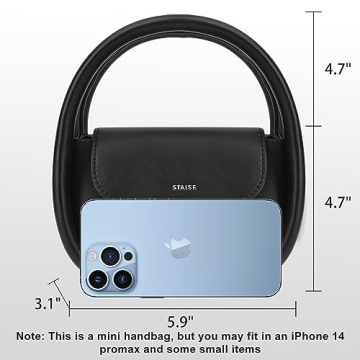 STAISE Designer Top Handle Bags for Women in Vegan Leather