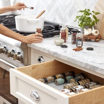YouCopia SpiceLiner Drawer Organizer for Ultimate Spice Storage