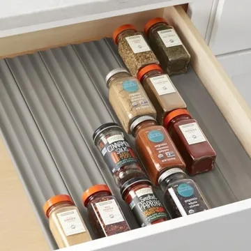 YouCopia SpiceLiner Drawer Organizer for Ultimate Spice Storage