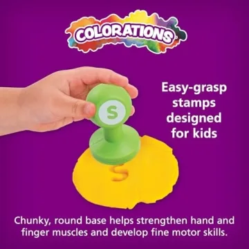 Colorations Alphabet Dough Stampers for Kids