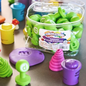Colorations Alphabet Dough Stampers for Kids