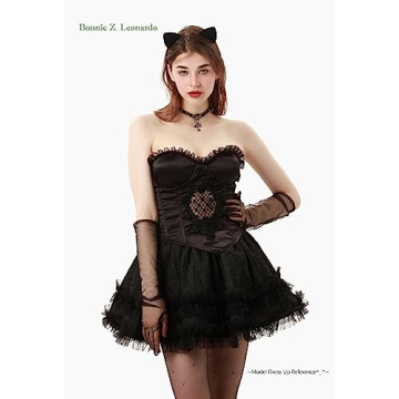 Black Cat Ears Headband - Furry Padded Accessory