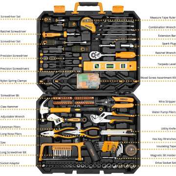 228 Piece Auto Repair Tool Set by DEKOPRO