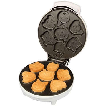 Animal Mini Waffle Maker with 7 Shapes for Fun Breakfasts