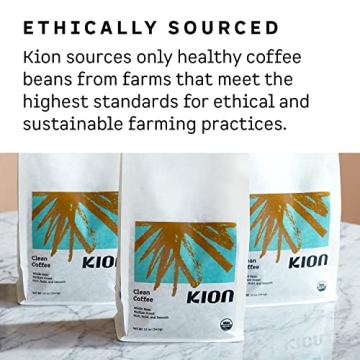 Kion Organic Ground Coffee, Bold and Smooth, 12 Oz Pack
