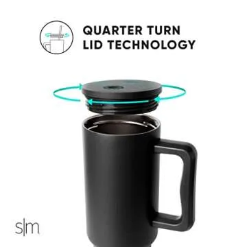 Simple Modern 40 oz Tumbler with Handle and Straw Lid | Insulated Cup Reusable Stainless Steel Water Bottle Travel Mug Cupholder Friendly | Gifts for Women Him Her | Trek Collection | Blush Tie Dye