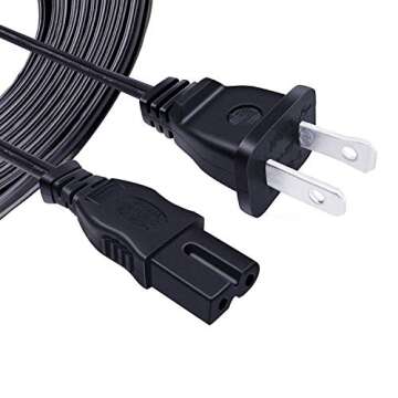 8ft AC Power Cord Replacement for Bose Wave Music System IV III,Soundtouch IV Music System Power Cord 2 Prong AC Cable