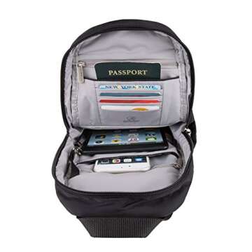 Travelon Anti-Theft Classic Lite Sling Bag for Safe Travel