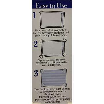 FRESH IDEAS Padded Duvet Clips (4-Pack) - Secure Blanket & Comforter Fasteners | No-Shift Bedding Accessories | Undetectable & Safe for All Fabrics