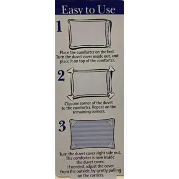 FRESH IDEAS Duvet Clips - Secure Comforter Fasteners