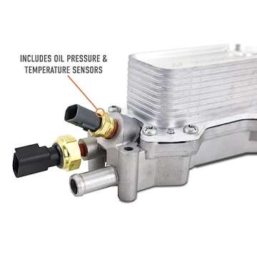 Mishimoto Aluminum Oil Filter Housing Kit for 3.6L/3.2L Pentastar Engines (2011-2017)