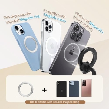 Magnetic Plus Guitar Phone Holder with Adjustable Arm