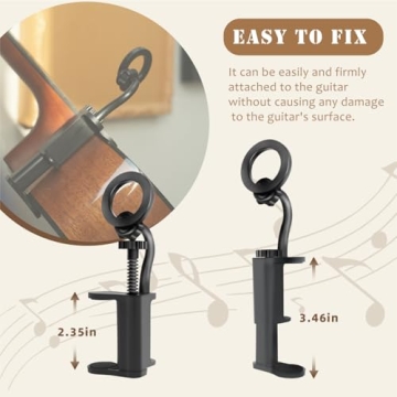 Magnetic Plus Guitar Phone Holder with Adjustable Arm