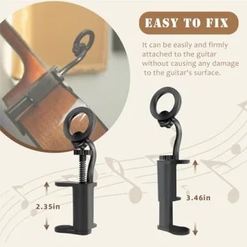 Magnetic Plus Guitar Phone Holder with Adjustable Arm