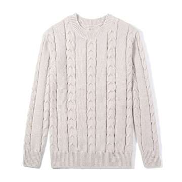 CHARTOU Women's Winter Chunky Cable Knit Long Skirt 2 Piece Outfit Sweater Sets (X-Large, Apricot)