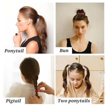 Luxe Silk Scrunchies 24 Pcs - Gentle No-Snag Hair Ties