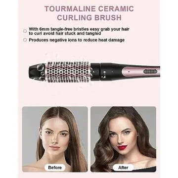 Versatile 6 in 1 Curling Iron Set for All Styles