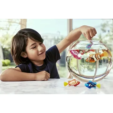 Robo Alive Robo Fish Robotic Swimming Fish (Pink + Golden) by ZURU Water Activated, Changes Color, Comes with Batteries, Amazon Exclusive (2 Pack) Series 3