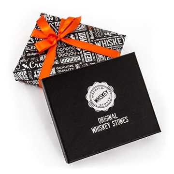 Premium Marble Whiskey Stones Gift Set for Enthusiasts