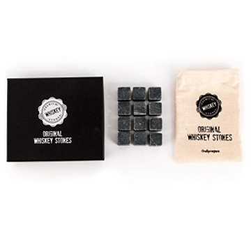 Premium Marble Whiskey Stones Gift Set for Enthusiasts