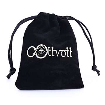 COTTVOTT A-Z Alphabet Pendant Necklace 4 Color Options