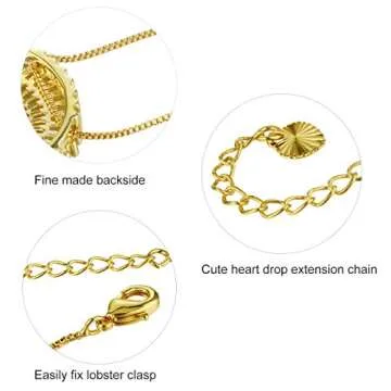 COTTVOTT A-Z Alphabet Pendant Necklace 4 Color Options