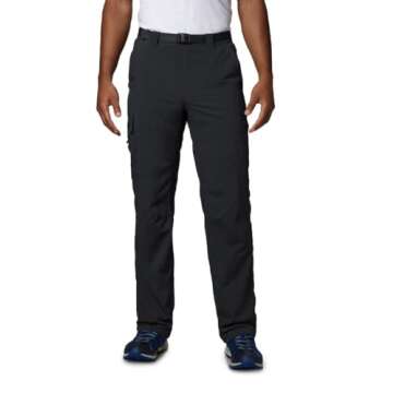Columbia Men's Silver Ridge Cargo Pant, Black, 34W x 30L