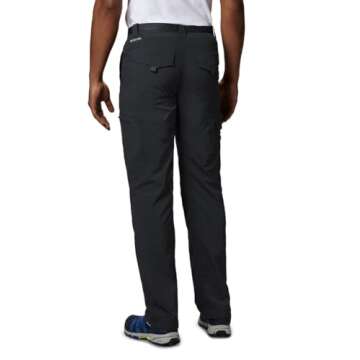Columbia Men's Silver Ridge Cargo Pant, Black, 34W x 30L