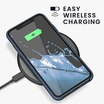 kwmobile Case Compatible with Apple iPhone 11 Case - TPU Silicone Phone Cover with Soft Finish - Dark Slate