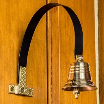 Solid Brass Shopkeeper's Bell Loud Clear Door Chime
