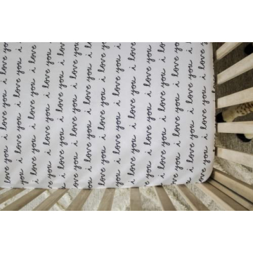 Soft OEKO-TEX Fitted Crib Sheets for Baby - Black & White Set