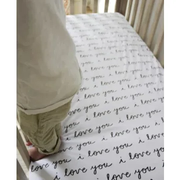 Soft OEKO-TEX Fitted Crib Sheets for Baby - Black & White Set