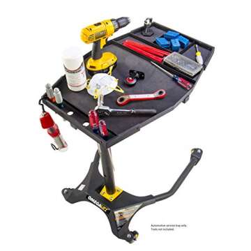 Omega Lift 97531 Rolling Automotive Service Tray, Adjustable and Durable