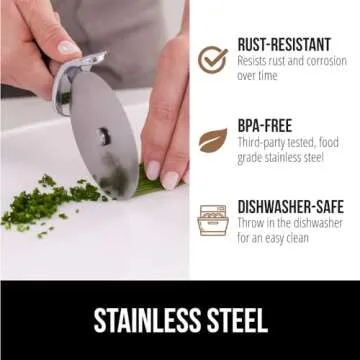 Gorilla Grip 9 Inch Pizza Cutter Wheel with Comfort Handle