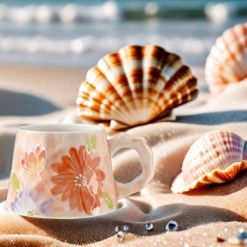 Buketou 13oz Hand-Painted Ceramic Mug - Perfect Gift