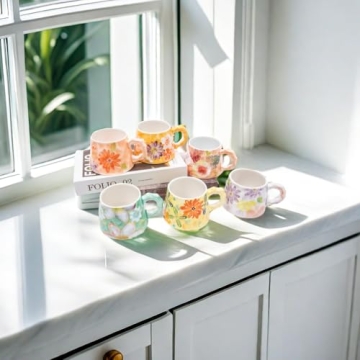 Buketou 13oz Hand-Painted Ceramic Mug - Perfect Gift