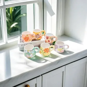 Buketou 13oz Hand-Painted Ceramic Mug - Perfect Gift