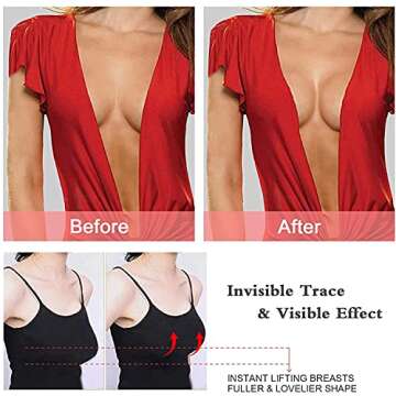 Nippleless Covers, Breast Lift Tape, Silicone Breast Lift Pasties 4.3inch Diameter(1 Pair Flower) (Pink)