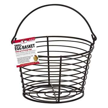 Little Giant® Small Egg Basket | Basket for Carrying and Collecting Chicken Eggs | Wire Egg Basket | Egg Collecting Basket