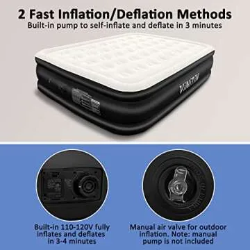 Vinitin Air Mattress Queen with Built-in Pump - Ultimate Comfort for Home and Travel