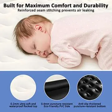 Vinitin Air Mattress Queen with Built-in Pump for Ultimate Comfort