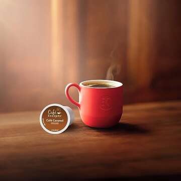 Café Escapes Café Caramel, Keurig Single-Serve K-Cup Pods, 24 Count