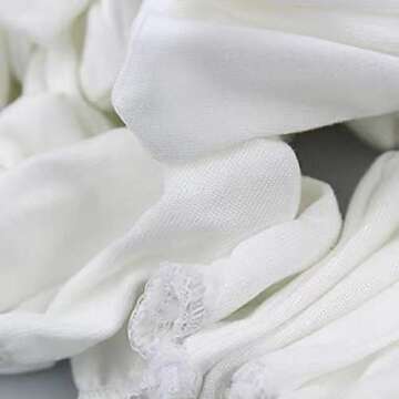 Zxfuture Pack of 100 Cotton Finger cots Protect Fingers Comfortable and Breathable, Absorb Sweat，Cloth Finger cot