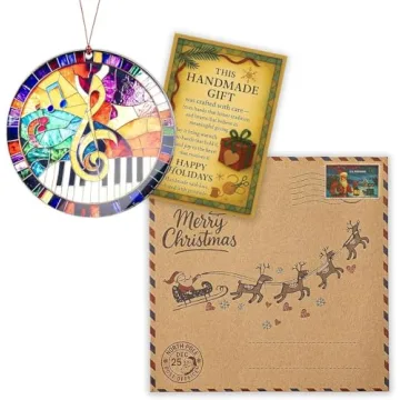 Vibrant Music Note Ornament – Perfect Gift for Music Lovers and Musicians