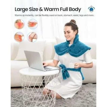 RENPHO Heating Pad for Neck and Back Pain Relief
