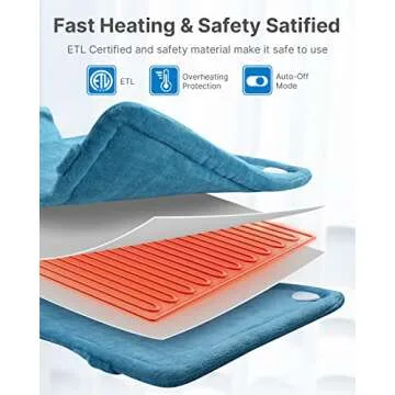 RENPHO Heating Pad for Neck and Back Pain Relief