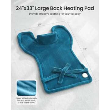 RENPHO Heating Pad for Neck and Back Pain Relief