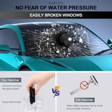 RAPUDA 3-in-1 Car Safety Tool for Emergency Escape