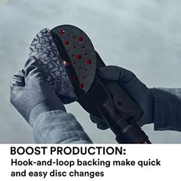 3M Xtract Net Disc 710W, 220+, 5 in, Die 500X, Pack of 50 Hook and Loop Sanding Discs, Virtually Dust-Free, Premium Option for Metal, Wood, Composites, Stock Removal, and Fine Finishing