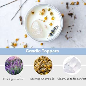 Thinking of You Candle, Bereavement Memorial Condolence Sympathy Gifts for Loss of Loved One, Father, Mother, Grief Gifts, Miscarriage Gifts, Paraffin-Free 100% Natural Soy Wax Blend with Lavender